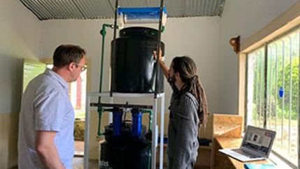 Cantaro Azul water treatment prototype